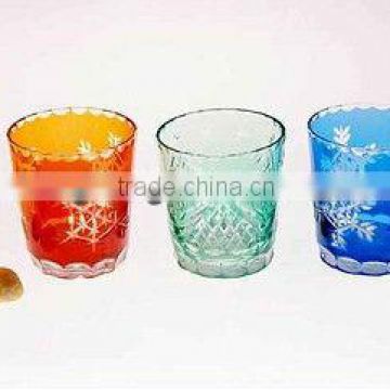 pattern decal glass cup