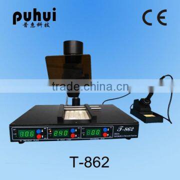 t862 infrared bga rework station, mobile phone repairing equipment machine,bga reballing kit,puhui t862