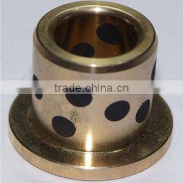 Customized Solid Lubricant Brass Graphite Bushing photo-3