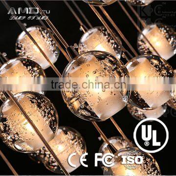 Beautiful Color Crystal Sphere Lamp Led Bulb Lighting Pendant Light