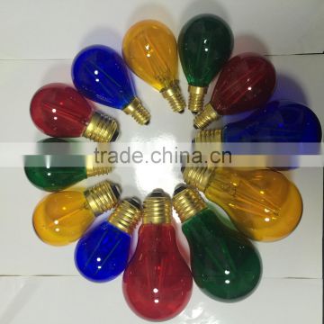 LED dimmable G125 A19 bulb E12 E14 E27 2w 4w 6w Globe LED Filament bulb,colorful led filament bulb