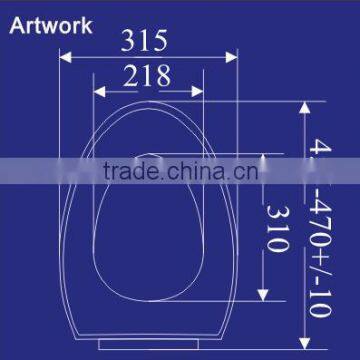 1026 Toilet Seats PP Material White Thin Cover Prices photo-4