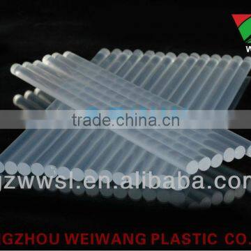 Very clear transparent silicon stick / hot melt glue adhesive