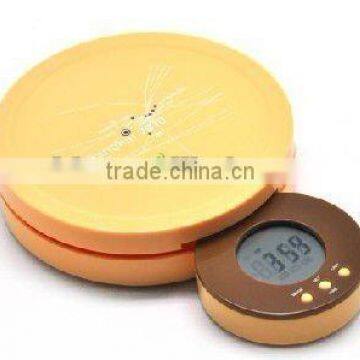 3kg digital kitchen scale with digital clock