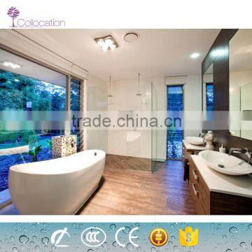Latest designs bathroom louver pvc window with glass louver window