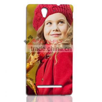 High quality 3D Sublimation Gloss personalized phone case for Sony Xperia C3