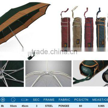 Small Manual Open Promotional Folding Umbrella In Custom Color