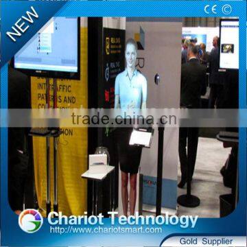 Chariot virtual presenter for advertising, events,