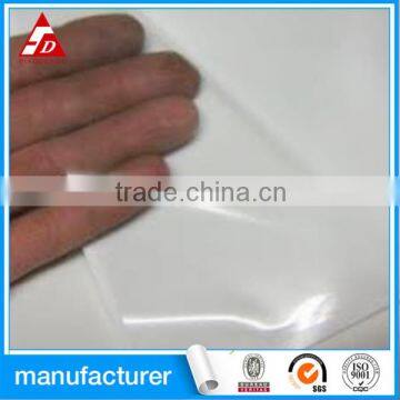 super clear transparent film ,self adhesive sticker printing film