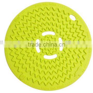 A01-12 Mats & Pads Colorful Round Circles Shaped Silicone pot holder