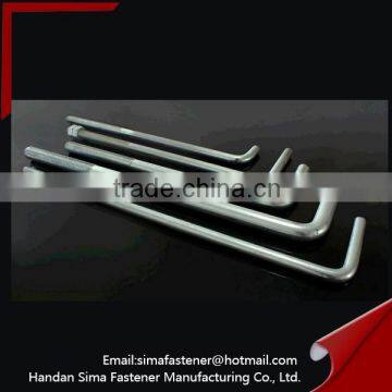 hot dip galvanized anchor bolt HDG foundation bolt