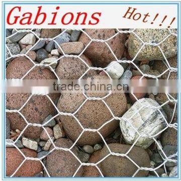 Galvanized &PVC Coated Anping Factory Gabion Box Basket/Gabion Wire Mesh Netting photo-5