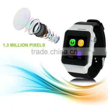 2015 Hot 1.54" 1.3M Support FM TF Card SIM Card Bluetooth Phone Android Smart Watch