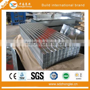 corrugated aluminium-zinc roofing sheet z80g 950mm