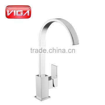 Solid Brass Taps Single Handle Kitchen Sink Faucet