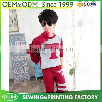 Wholesale Outdoor Sportwear Dry Fit Fastion Kid's Jacket Tracksuit photo-4