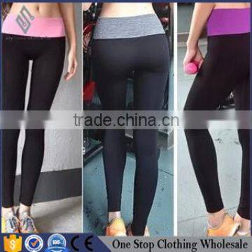 Summer sports Yoga running tights fitness yoga training suit slim slim pants nine