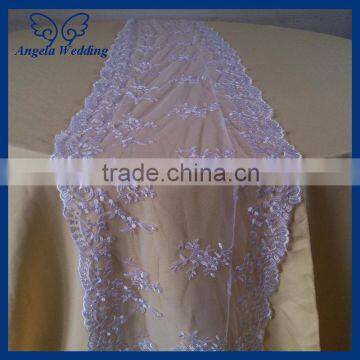 RU008A Hot sale new wedding crochet handmade embroidery white lace table runners for weddings