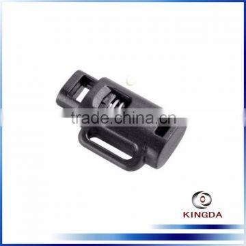 High quality fashion style plastic material and black plastic buckle buckles