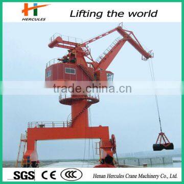 Seaport Swing Portal Jib Crane With Container Spreader or Grab