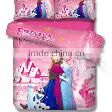 100%cotton frozen bedding set ,frozen princess duvet cover made in china