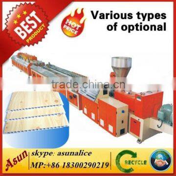 pvc ceiling and wall plastic making machinery extruder