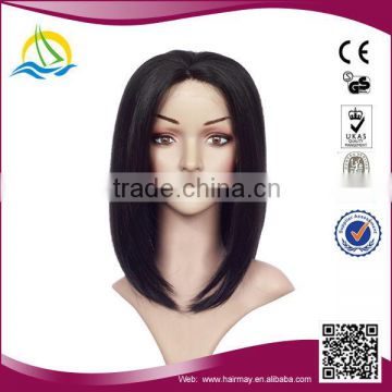 Hot sale wholesale black women cheap silk top full lace wigs