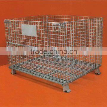 Storage metal pallet cage