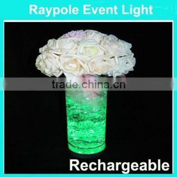 Multicolors 9 pcs SMD LED Remote control compatitive price led base light for event party wedding