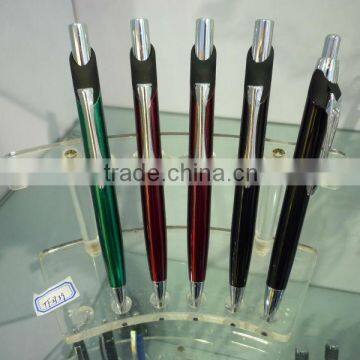 metal ballpoint pen; retractable;promotional aluminum ball pen