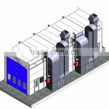 JF wide paint bake room car/bus/truck/furniture painting baking spray booth clean cabinet