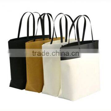 new desgin kraft paper black cardboard boat style paper bag