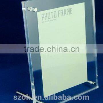 Hot Selling Lucite Desktop Acrylic Magnetic Photo Frame photo-3