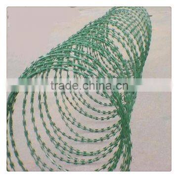 Best selling low price pvc coated concertina razor barbed wire