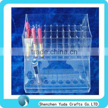 good quality acrylic makeup stand cosmetic display from China