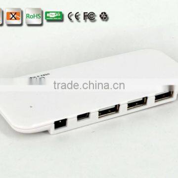 Low Cost Portable High Speed Slim Shape Plastic Casing 480MBPS 7 Port USB 2.0 HUB photo-5