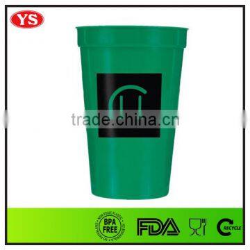 BPA Free 16 oz PP Stadium Cups for Beverage