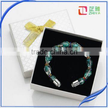 Lucky Clear Resin Beads Dried Flower Charm Bangle Bracelet photo-3