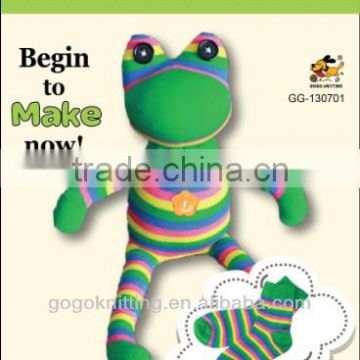 New fashion diy sock kit sock frog