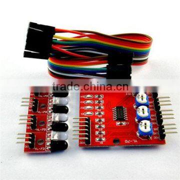 4-way infrared tracking module patrol line obstacle avoidance car robot sensor sensor