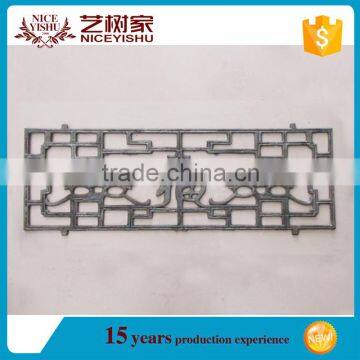 Ornamental wrought iron for fence decoration, cast iron rosette fence decoration