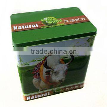 Square Metal Wine Tin Wholesale Alcoholic Drink Tin Container photo-2