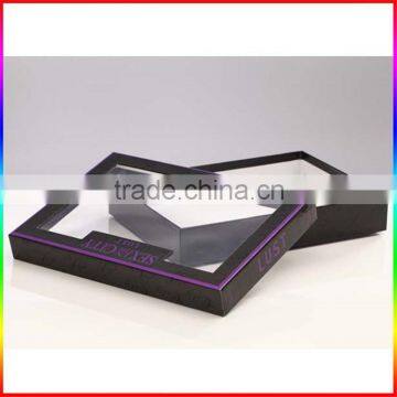 2016 fashion jewelry gift paper packaging box with customized logo