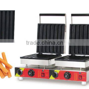 14pcs Commercial Use Non-stick 110v 220v Electric Dual Churros Machine