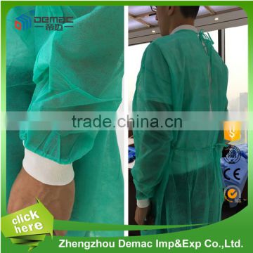 PP nonwoven disposable medical ppe dental visitor gown