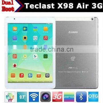 Original Teclast X98 Air 9.7 inch Android Intel CPU 2048x1536P 2+32GB/2+64GB 3G Dual WCDMA Tablet PC