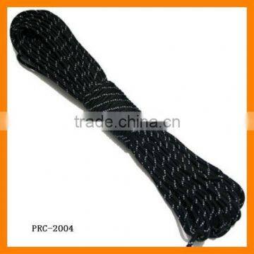 Black Reflective Survival Cord 100FT (31M) Camping Cord Auxiliary Accessory Cord PRC-2004