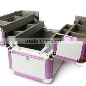 Pro Lavender Aluminum Makeup Case