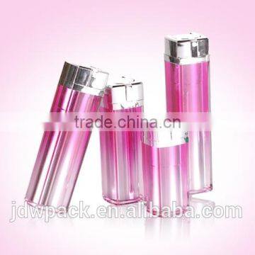 acrylic square rotary airless bottle cosmetic packaging