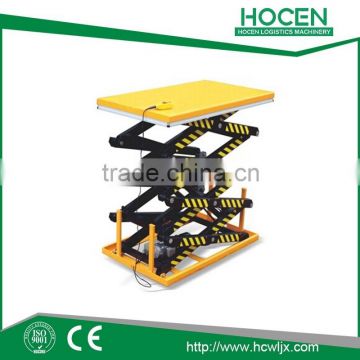 China manufactures stationary scissor lift home elevator for warehouse,dock,assembly lines